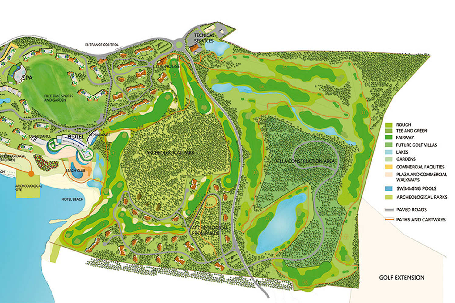 Progettazione Masterplan Campo da Golf Croazia